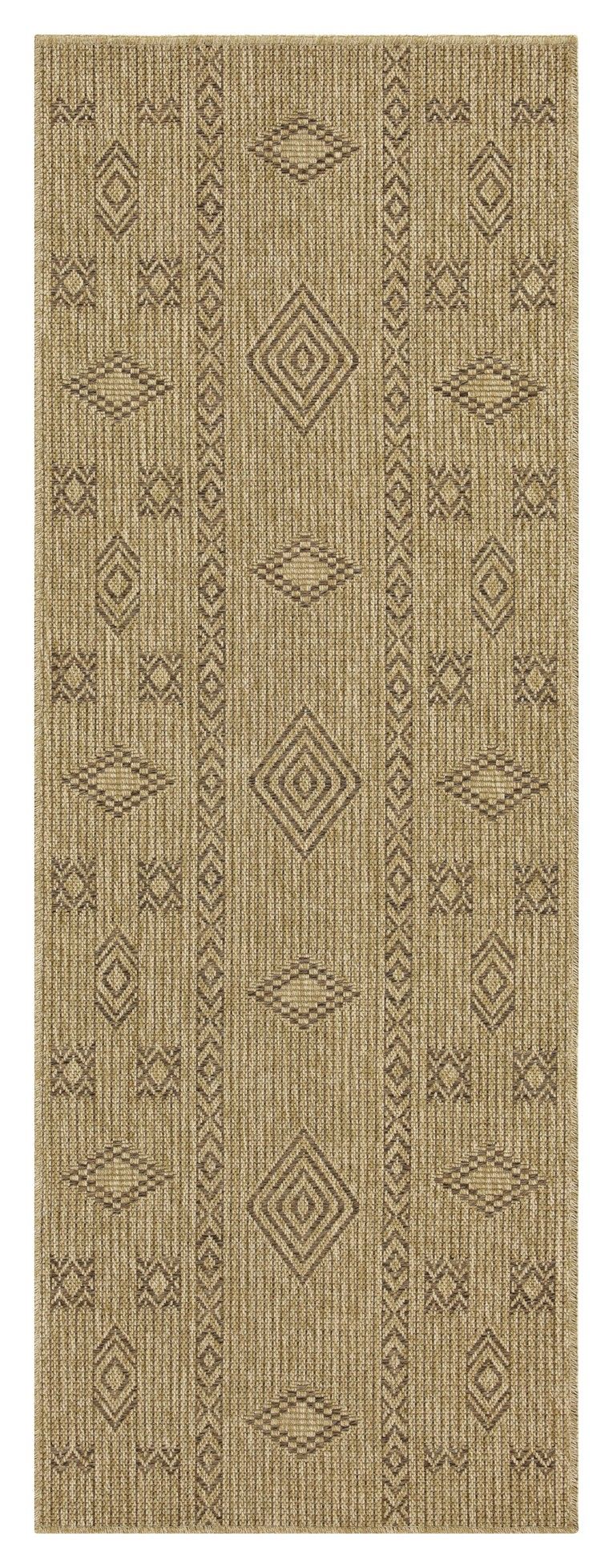 Earth - 2'7" X 7'3" Indoor / Outdoor Area Rug - Jute / Mocha