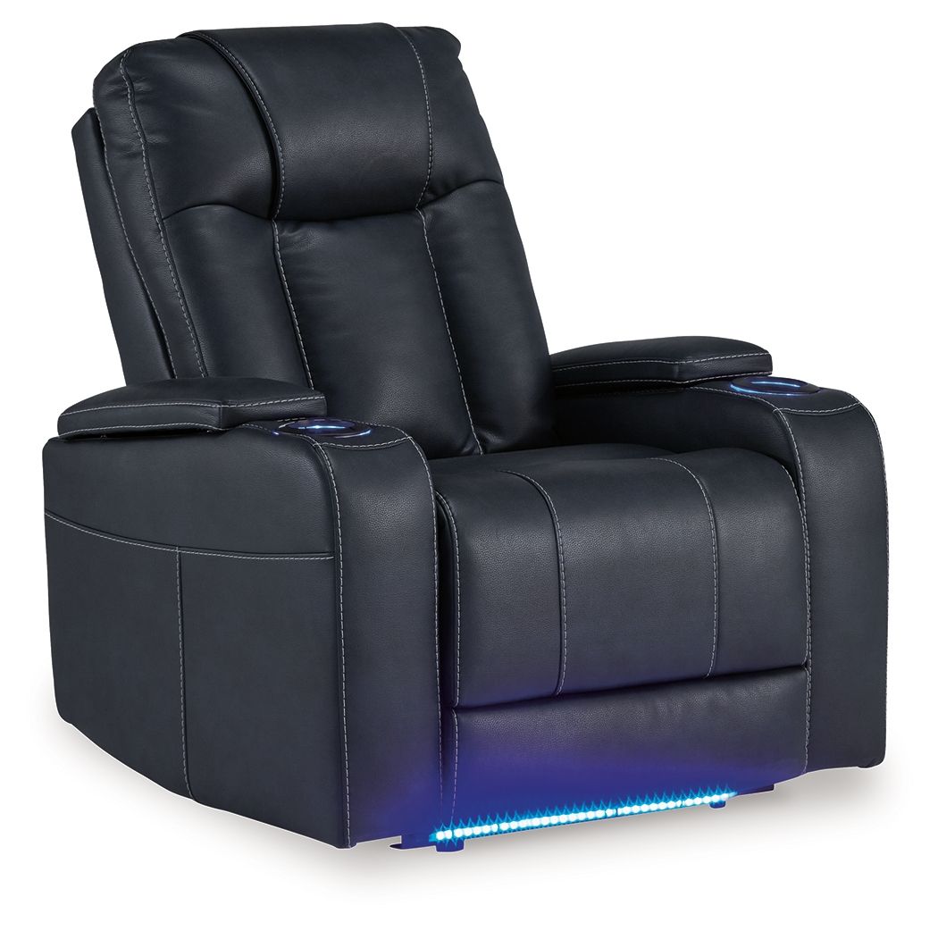 Feazada - Power Recliner With Adj Headrest