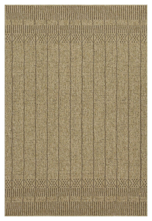 Earth - 5'3" X 7'3" Indoor / Outdoor Area Rug - Mocha / Natural