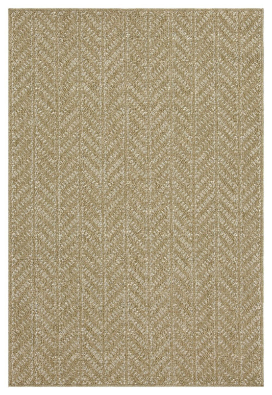 Earth - 5'3" X 7'3" Indoor / Outdoor Area Rug - Natural / White