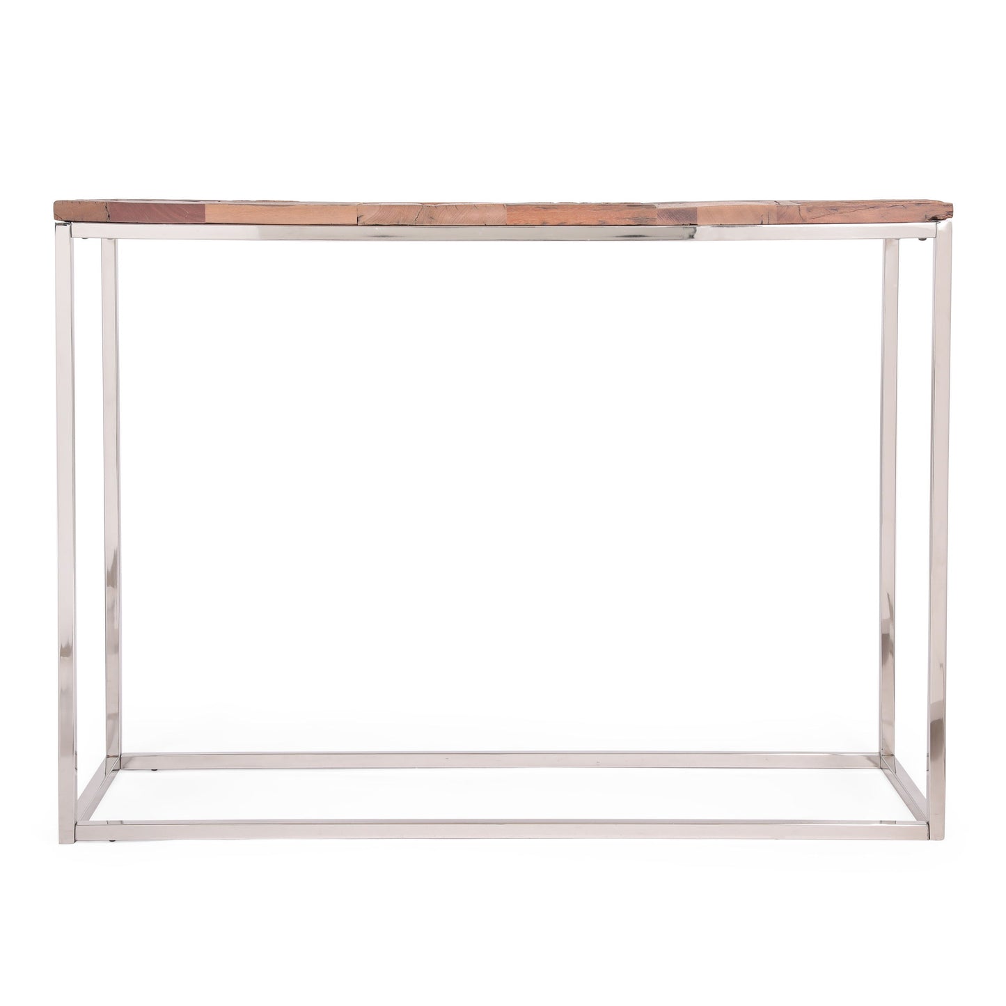 Console Table - Brown / Silver