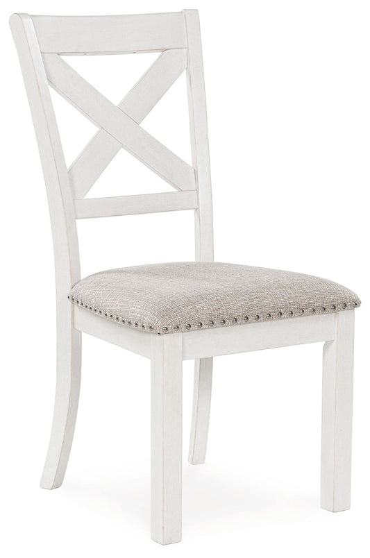 Robbinsdale - Antique White - Dining Upholstered Side Chair (Set of 2)