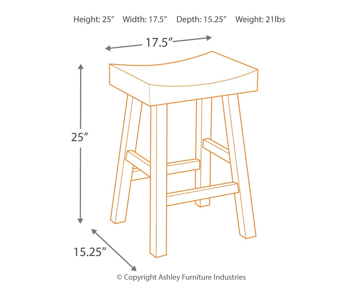 Glosco - Stool (Set of 2)