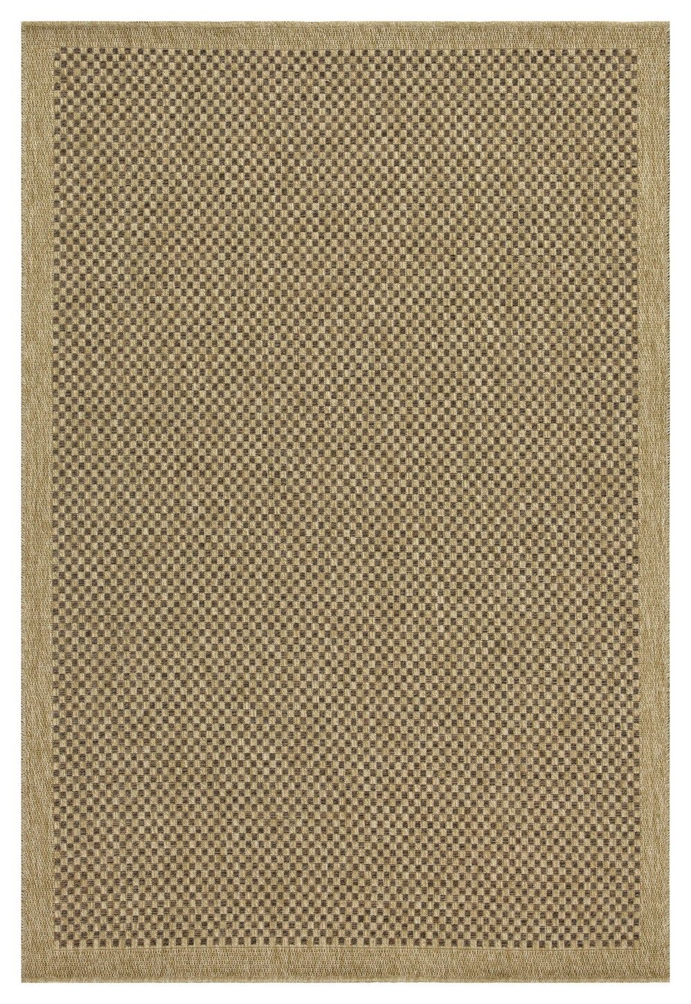 Earth - 7'10" X 10'3" Polypropylene Indoor / Outdoor Area Rug - Jute / Mocha