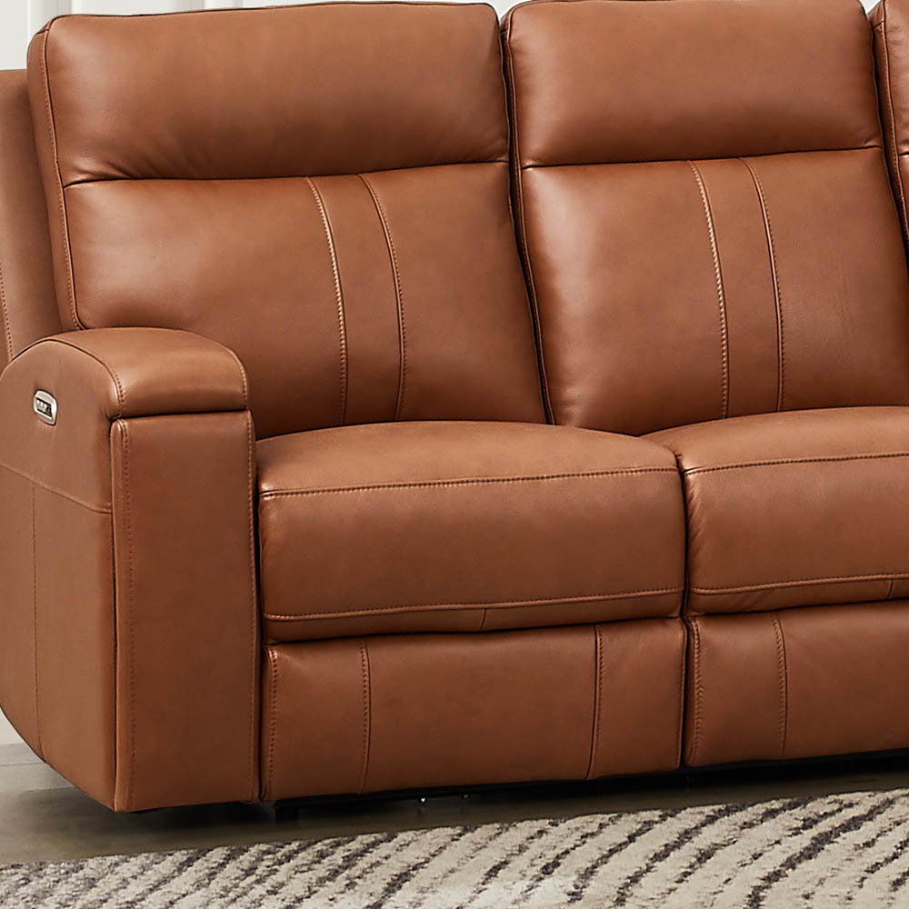 Venice - Power Headrest Zero Gravity Reclining Sofa - Brown