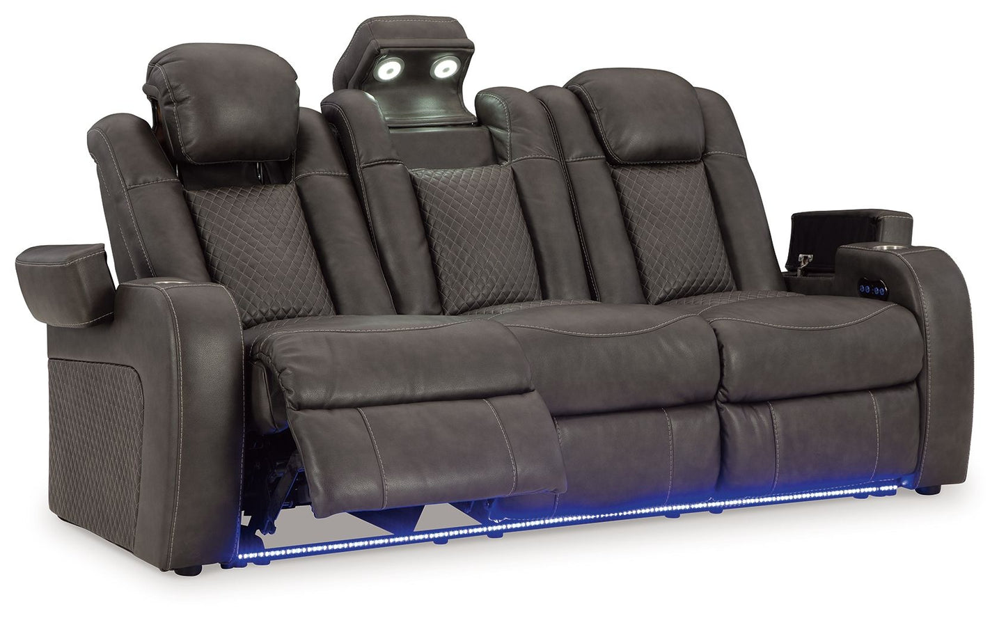 Fyne-dyme - Power Reclining Sofa With Adj Headrest