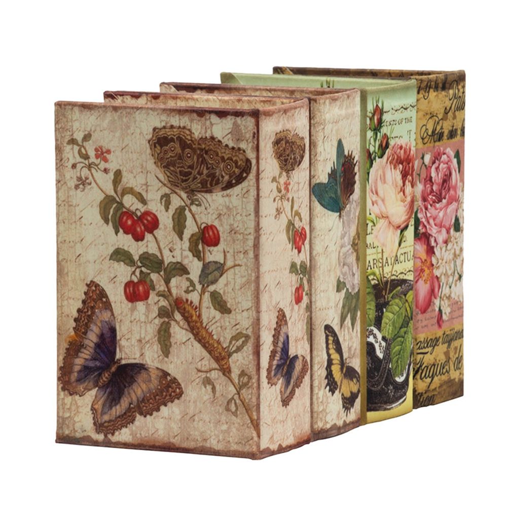 Book Boxes (Set of 4) - Multi