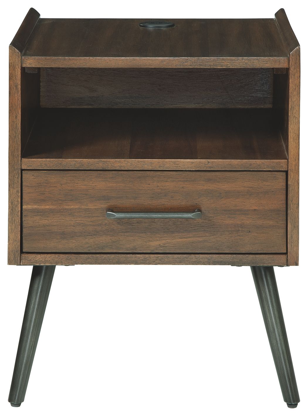 Calmoni - Brown - Square End Table