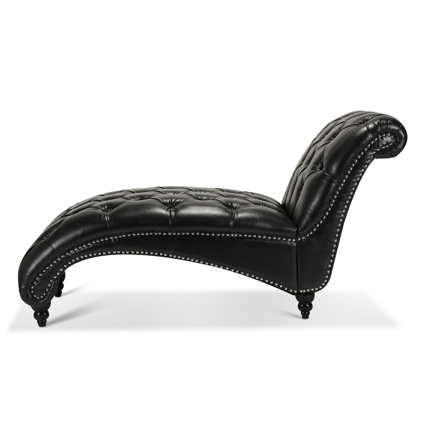 Tufted Armless Chaise Lounge