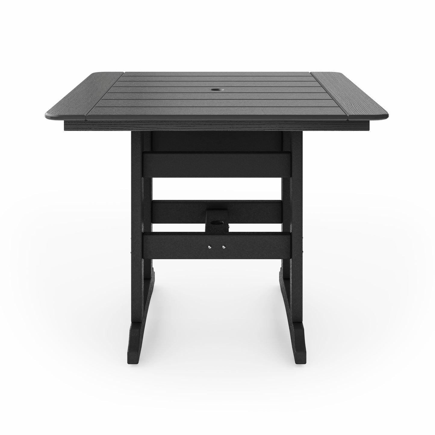 Square Counter Height Table Spacious HDPE Poly Lumber For Dining, Patio, And Garden Gatherings