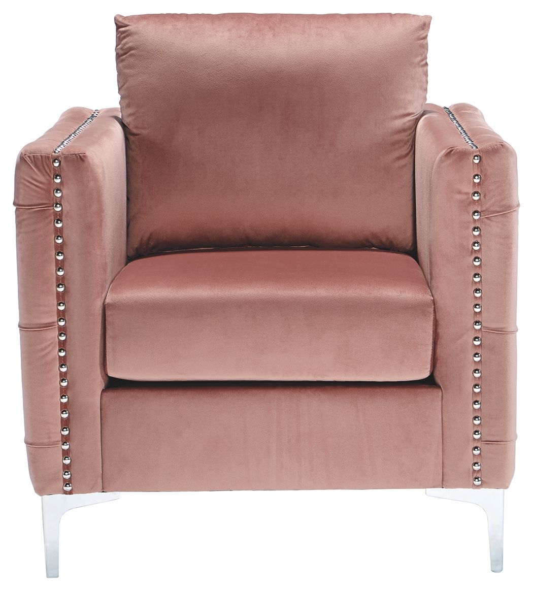 Lizmont - Blush Pink - Accent Chair