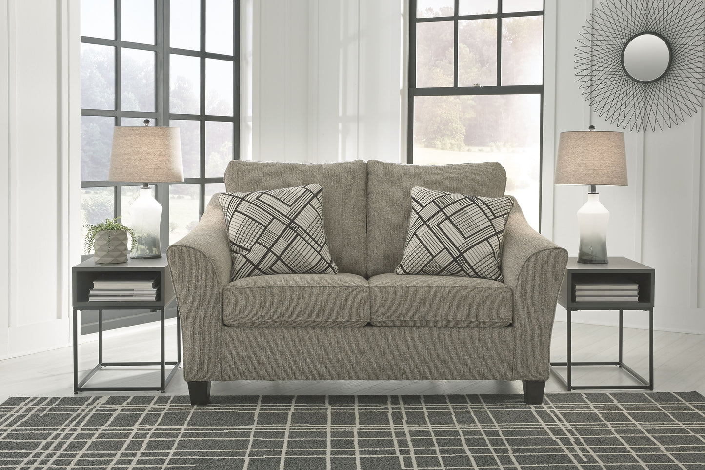 Barnesley - Platinum - Loveseat