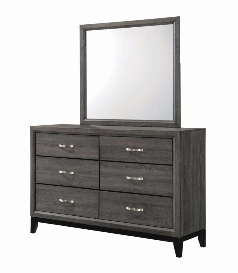 Watson - 6-Drawer Dresser - Gray Oak