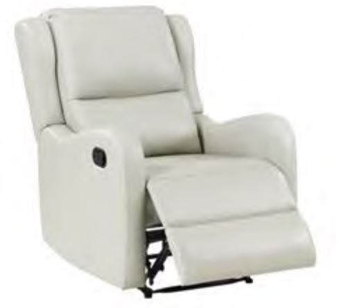 Kelsey - Upholstered English Arm Recliner Chair - Ivory