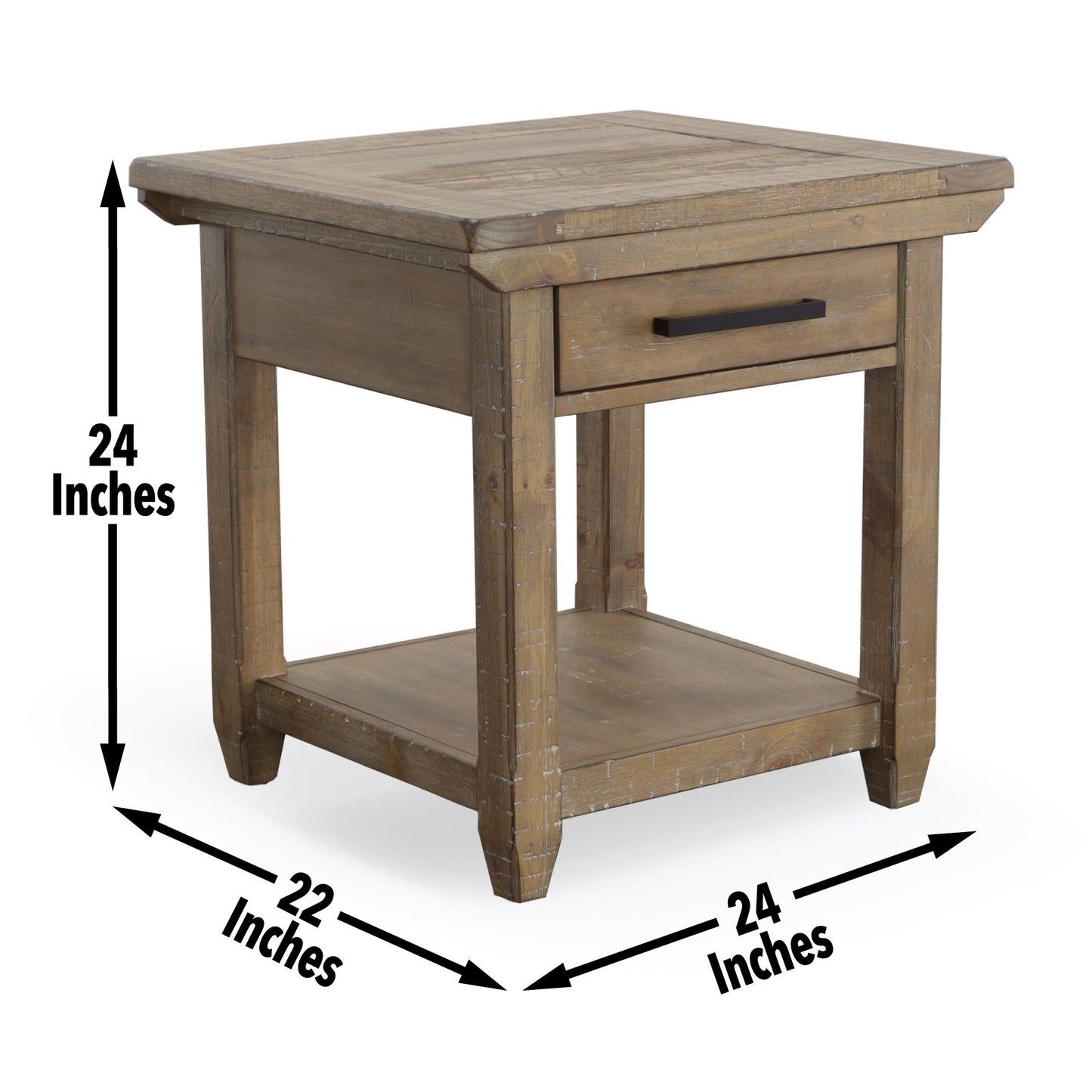 Riverdale - End Table - Brown