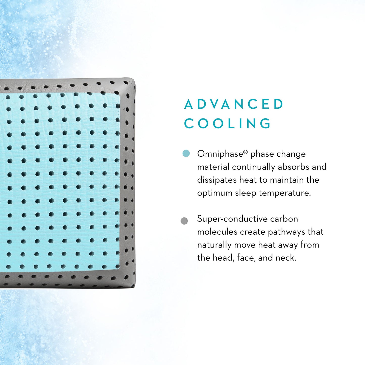 Z Carbon Cool LT Pillow - Travel