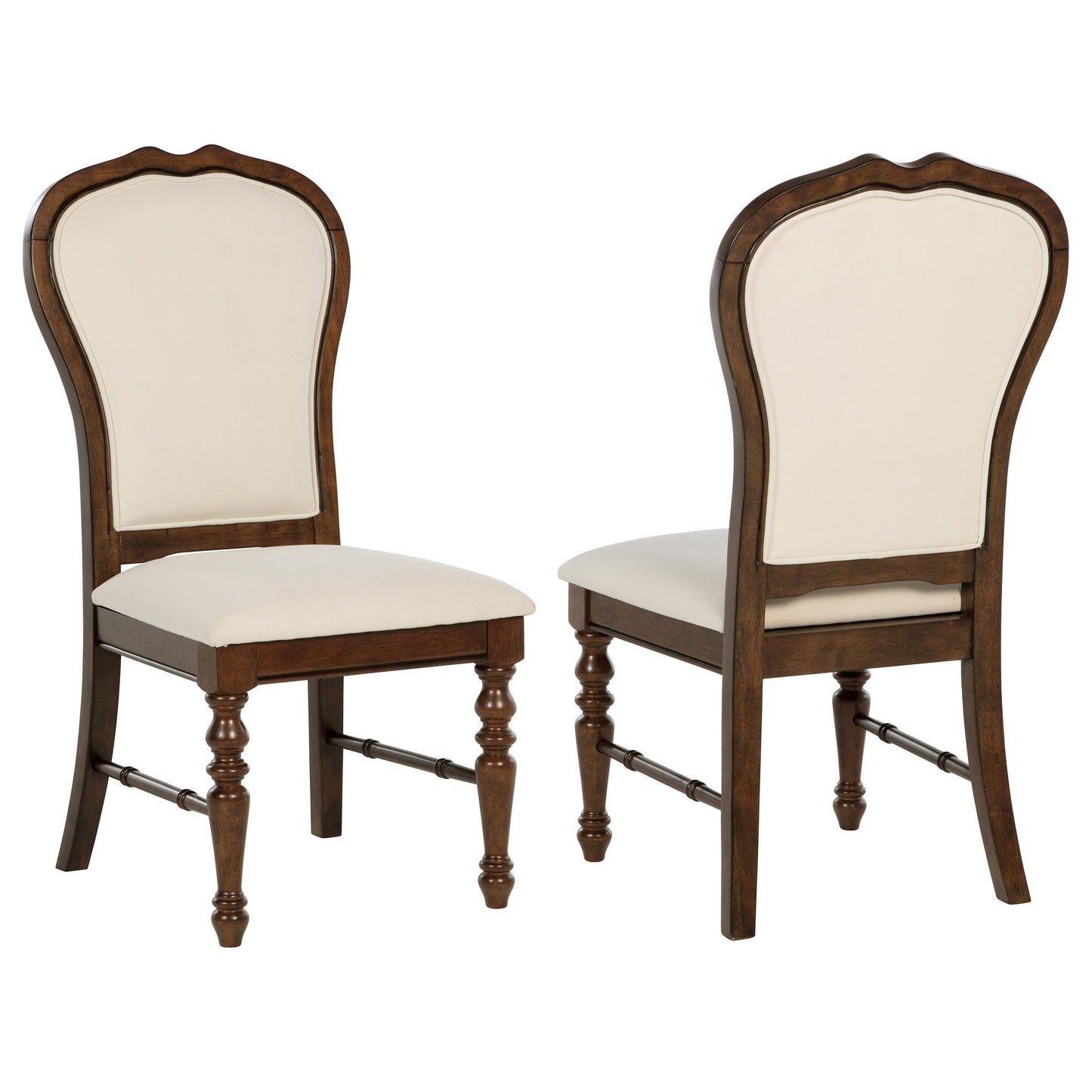 Landon - Upholstered Dining Side Chair (Set of 2) - Rich Brown