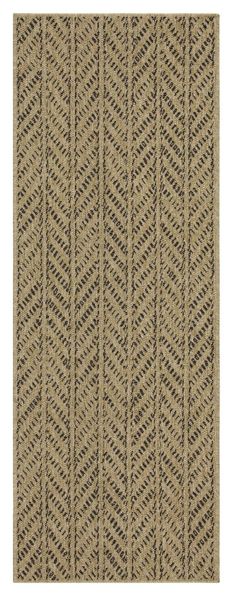 Earth - 7'10" X 10'3" Indoor / Outdoor Area Rug - Black / Natural