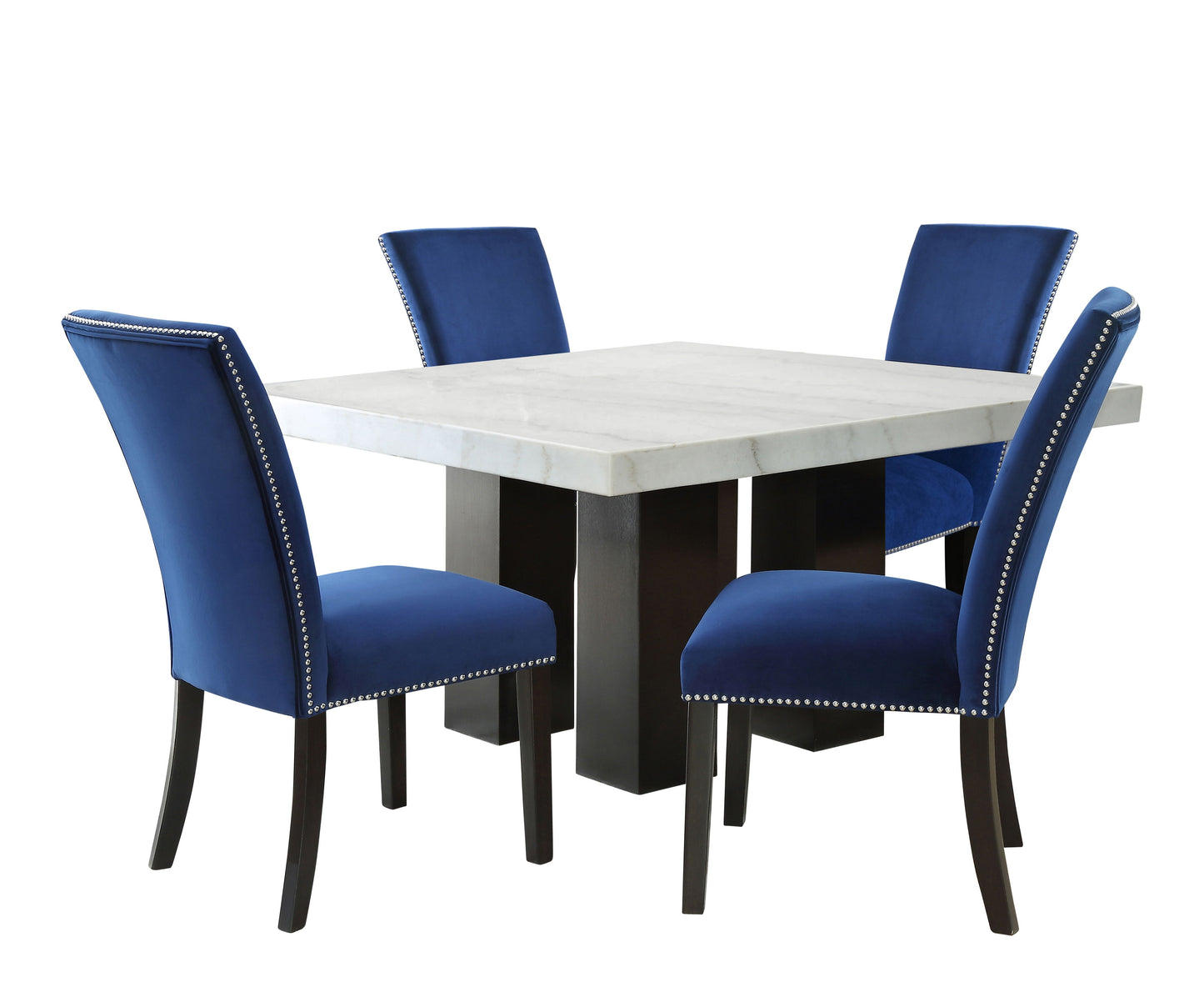 Camila - Square Dining Set - White Top