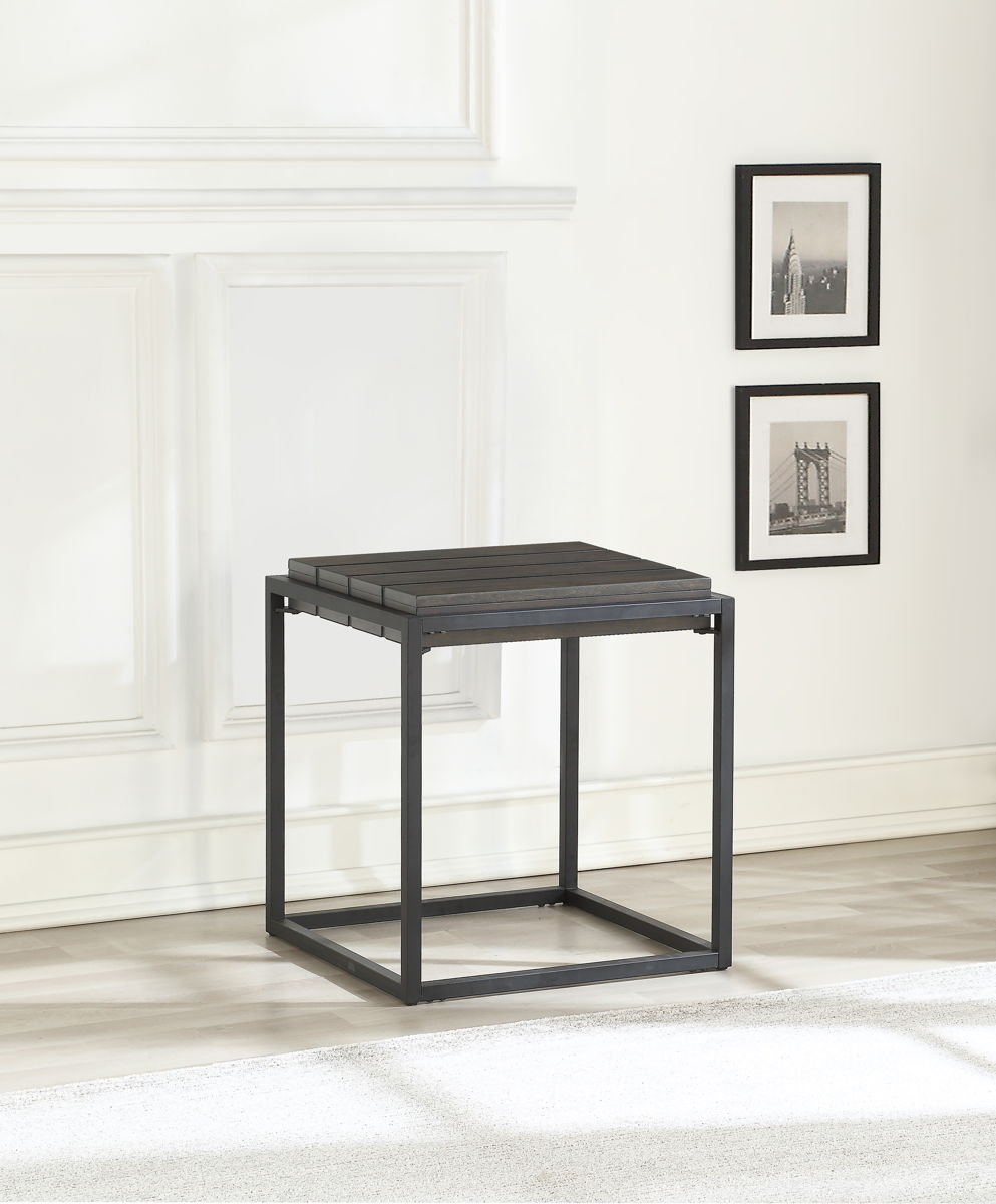 Tekoa - End Table - Dark Brown