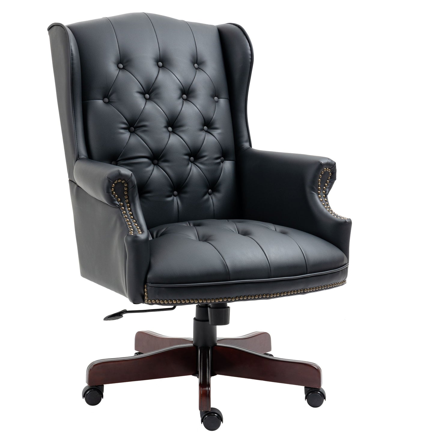 Executive Office Chair, High Back Reclining Comfortable Desk Chair With Smooth Glide Caster Wheels