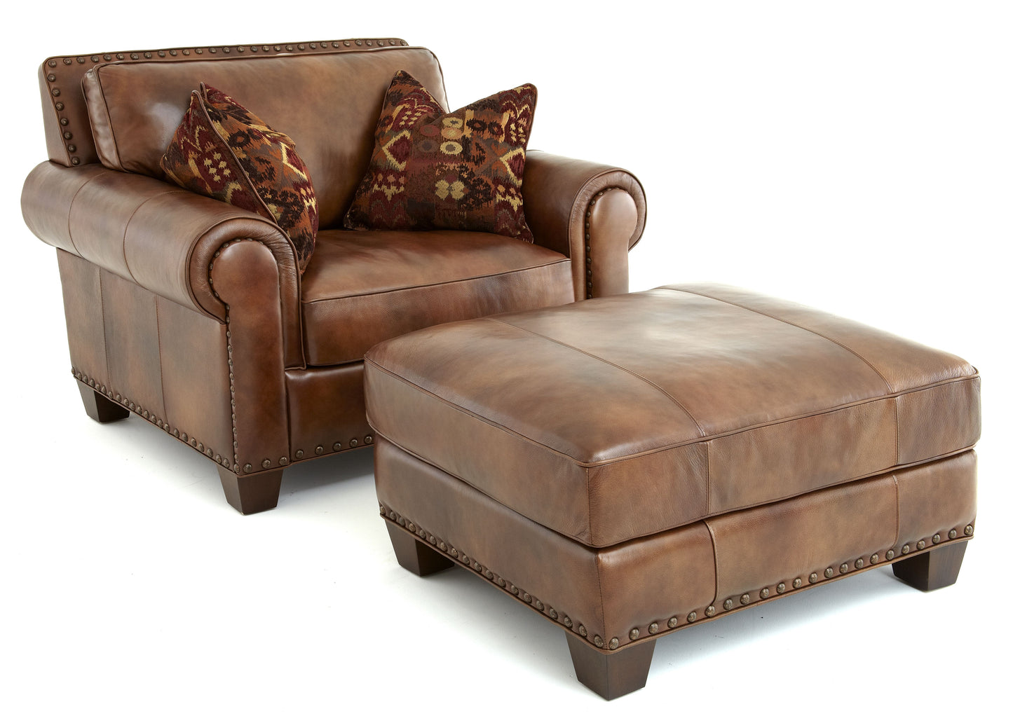 Silverado - Ottoman - Light Brown