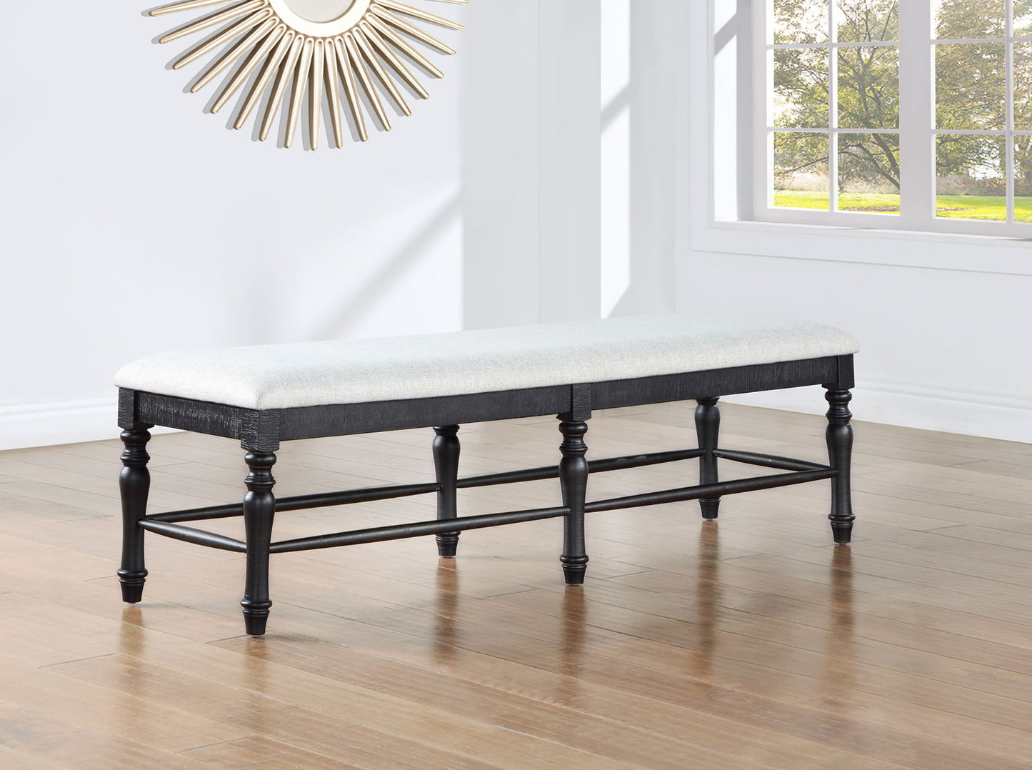 Odessa - Dining Bench - Black