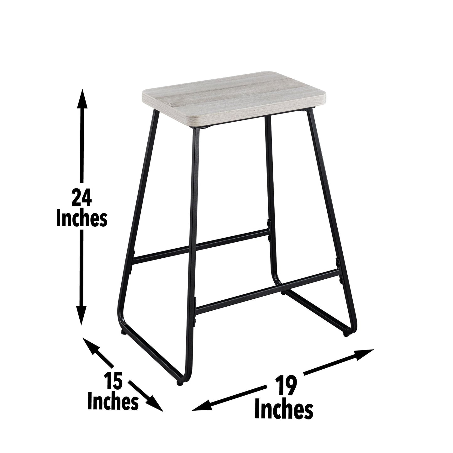 Carson - Counter Stool (Set of 2) - Pearl Silver