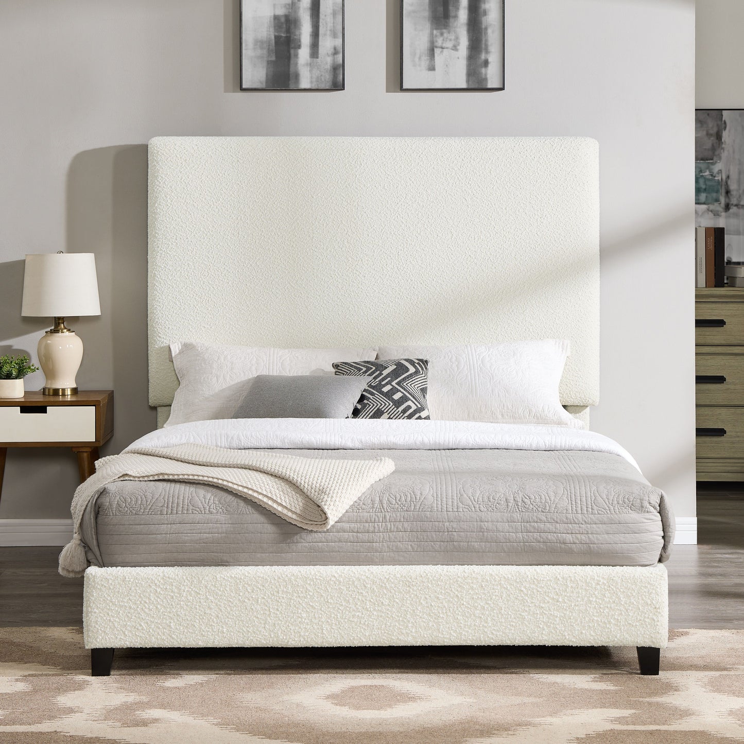 Upholstered Platform Bed