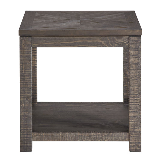 Dexter - Square End Table - Brown