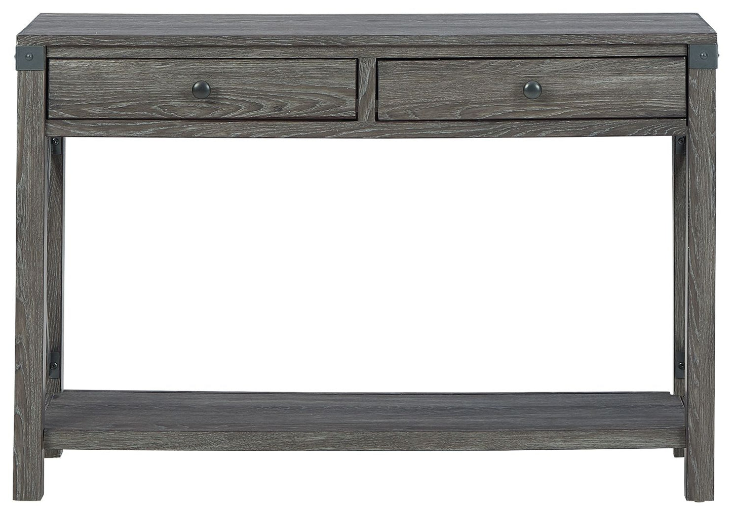 Freedan - Grayish Brown - Console Sofa Table