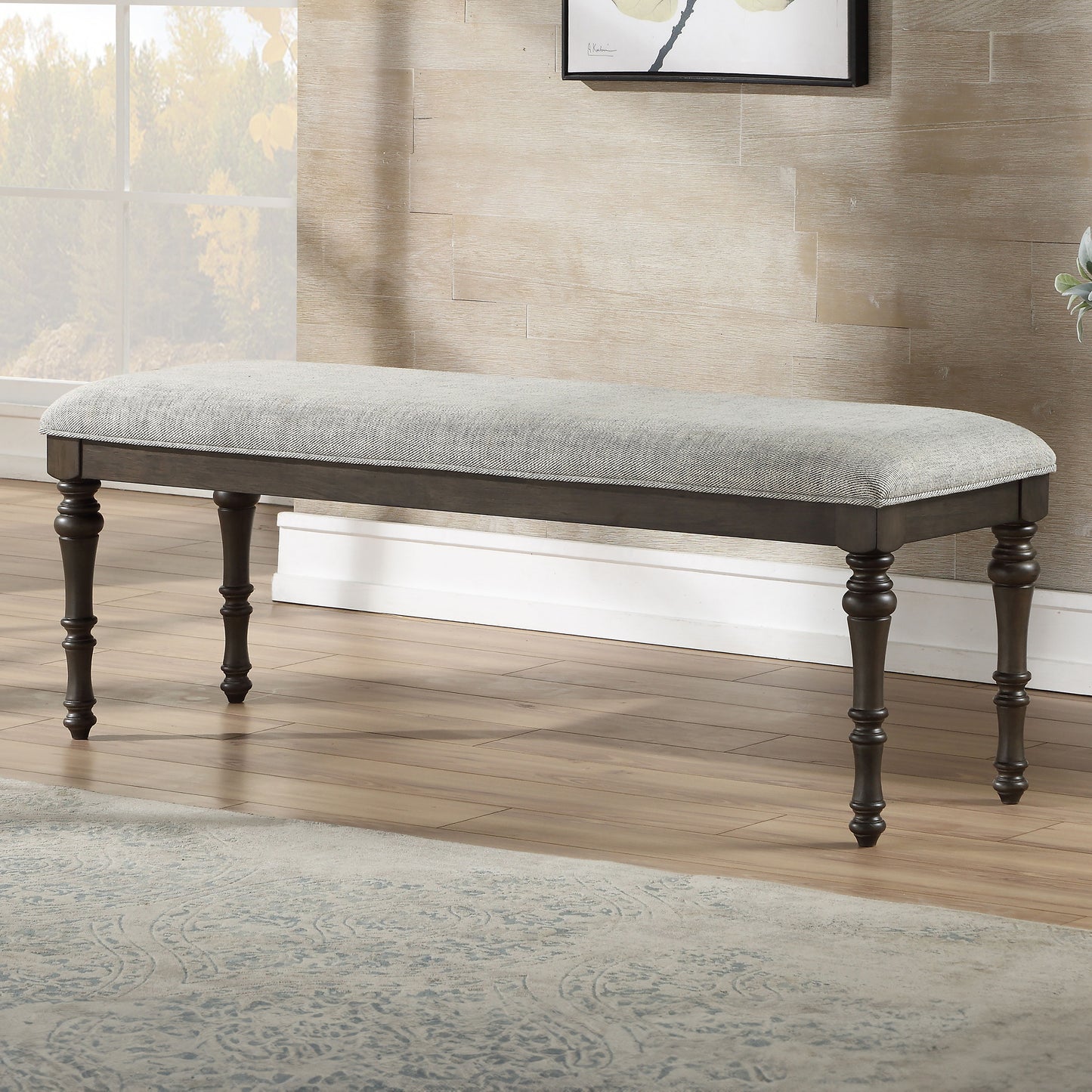 Linnett - Bench - Dark Brown