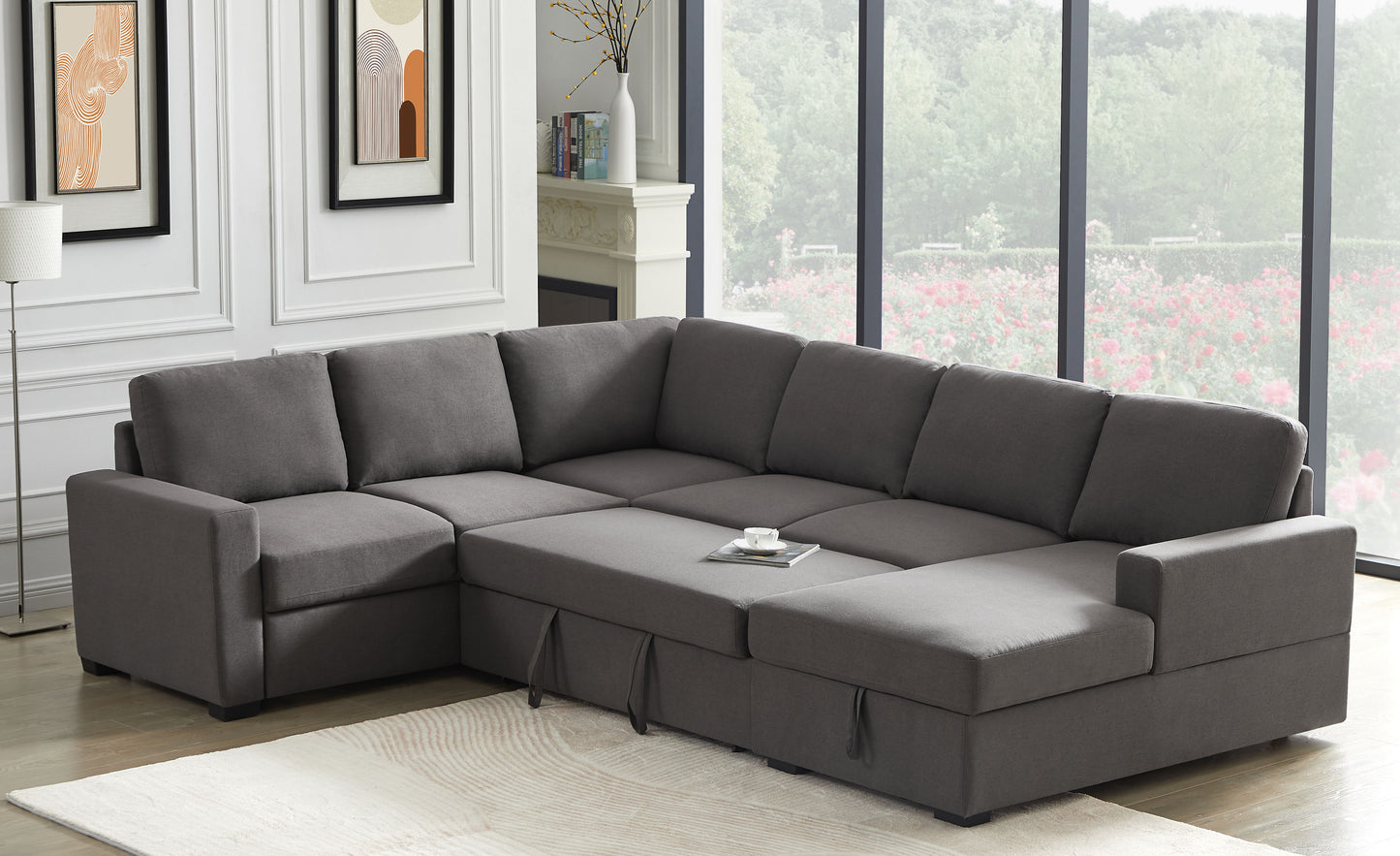 Ketterman - 4 Piece Upholstered Sectional