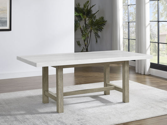 Carena - Rectangular Table - White