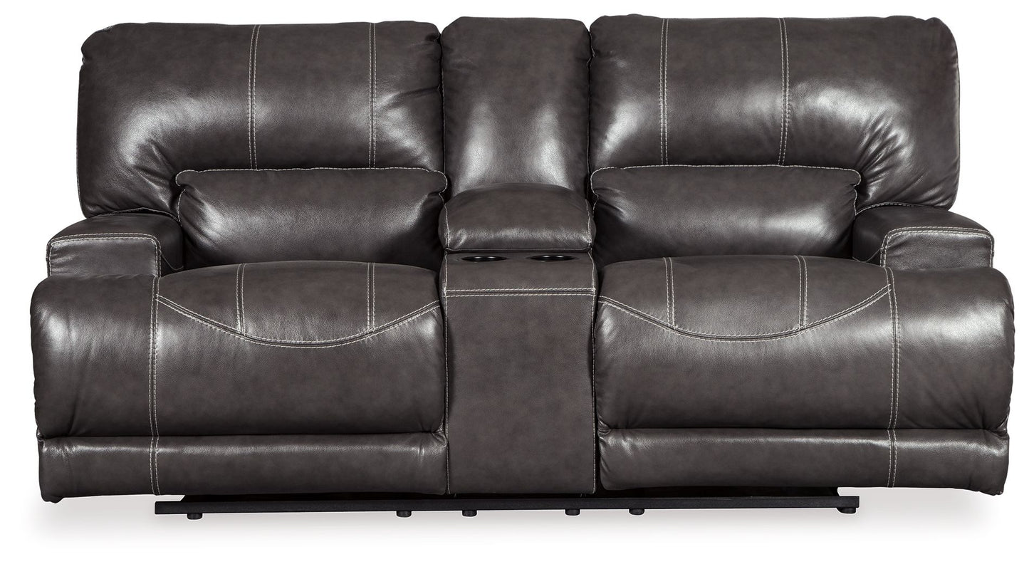 Mccaskill - Reclining Loveseat With Console