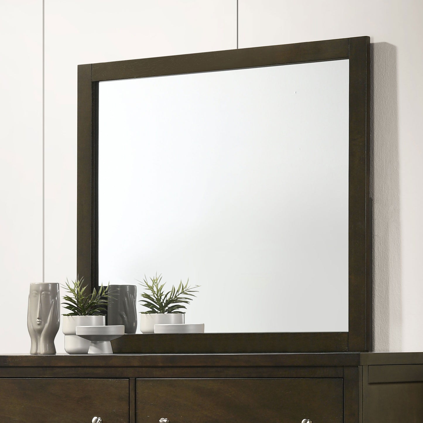 Wilkes - Dresser Mirror - Dark Cocoa