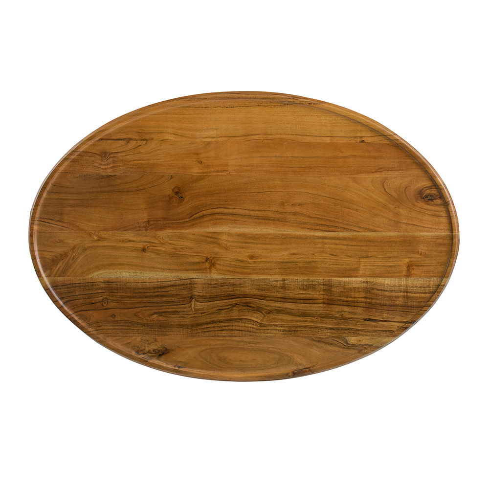 Oval Coffe Table - Brown