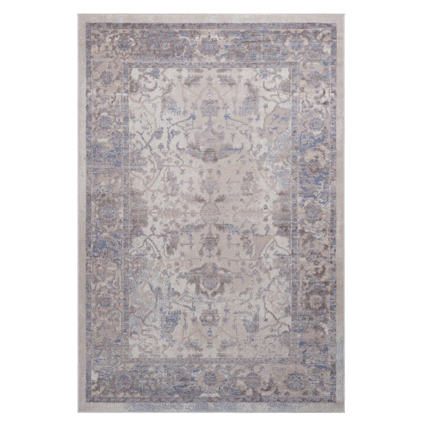 Traditional Non-Shedding Living Room Bedroom Dining Home Office Stylish And Stain Resistant Area Rug - Brown / Beige