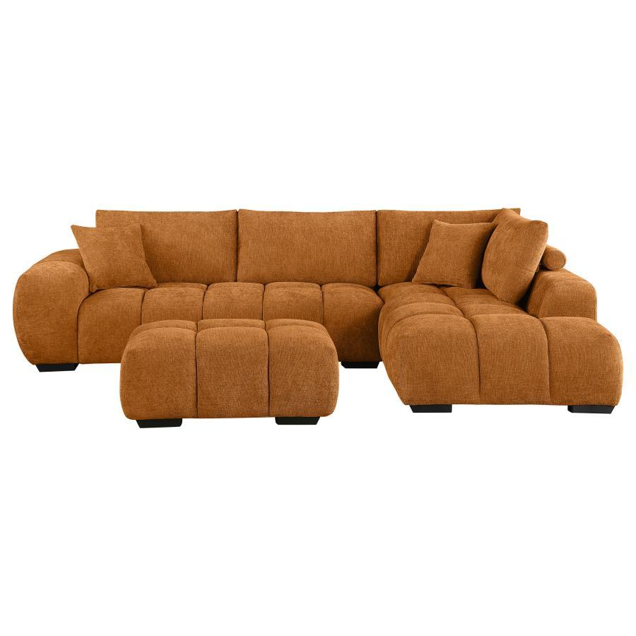 Camacho - Upholstered Sectional Sofa With Ottoman Set