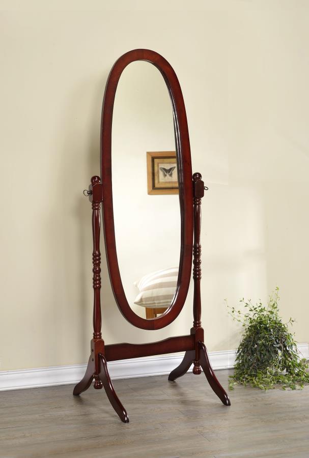 Foyet - Wood Adjustable Length Cheval Mirror