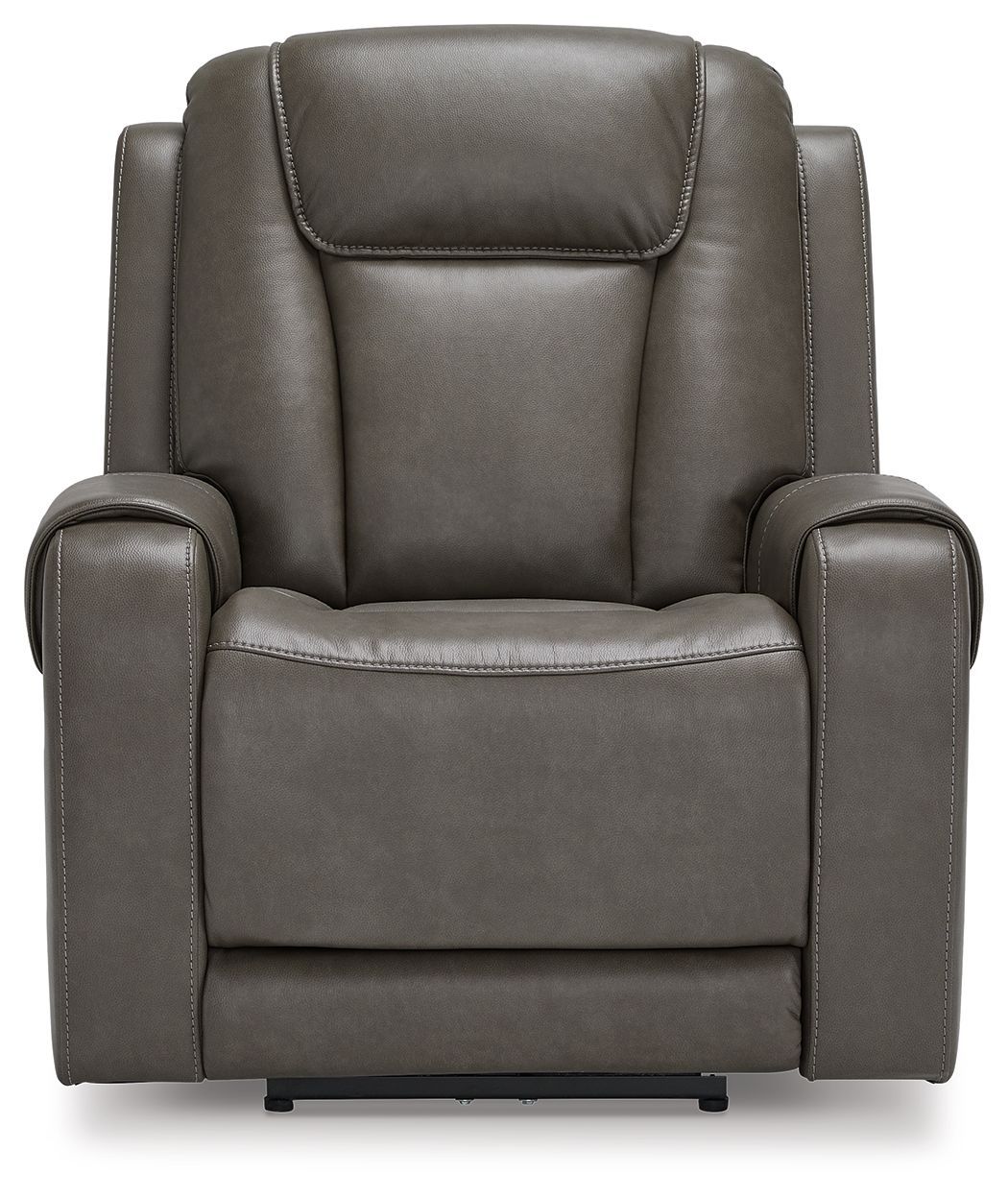 Card Player - Smoke - Pwr Recliner/Adj Headrest