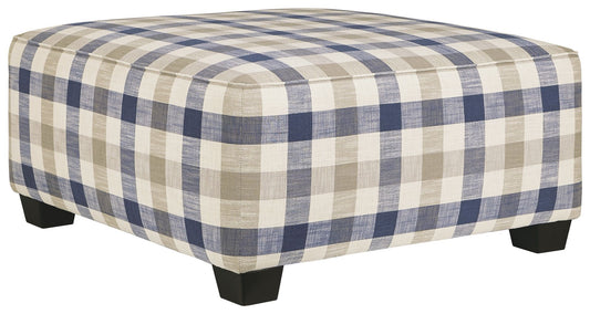 Meggett - Nautical - Oversized Accent Ottoman