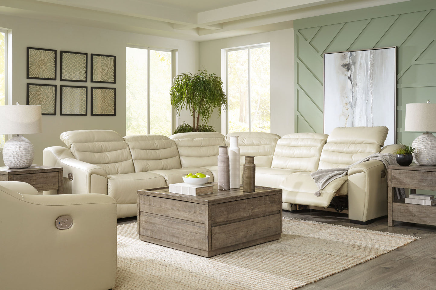 Center Line - Power Recliner Sectional