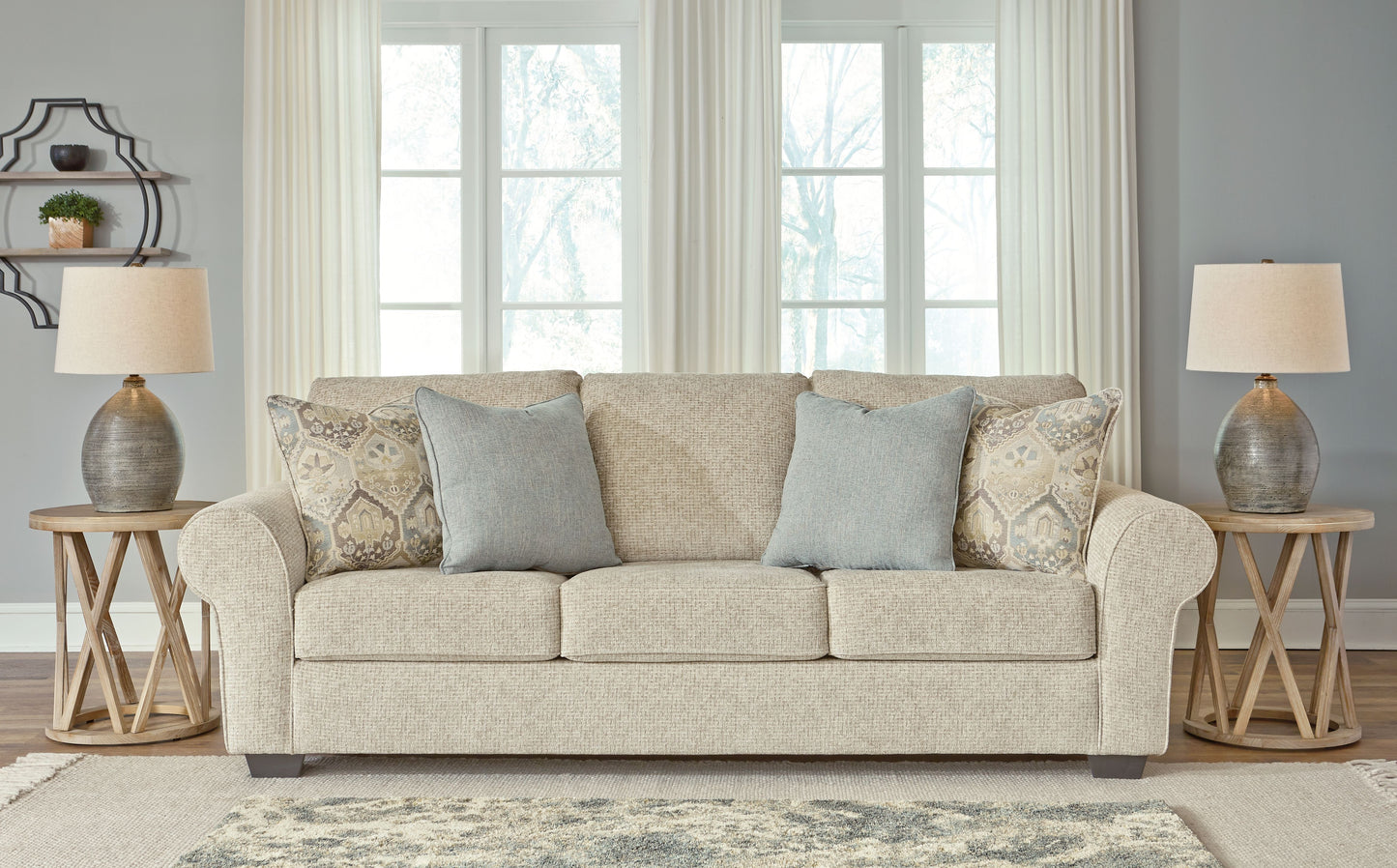 Haisley - Ivory - Queen Sofa Sleeper