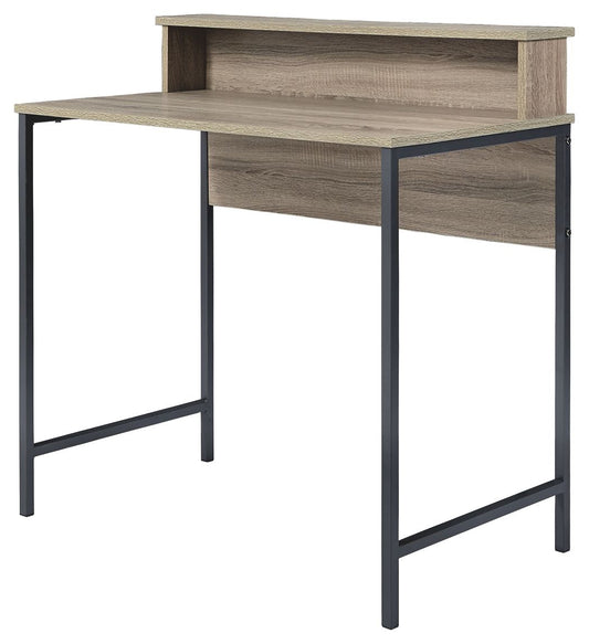 Titania - Light Brown / Gunmetal - Home Office Small Desk