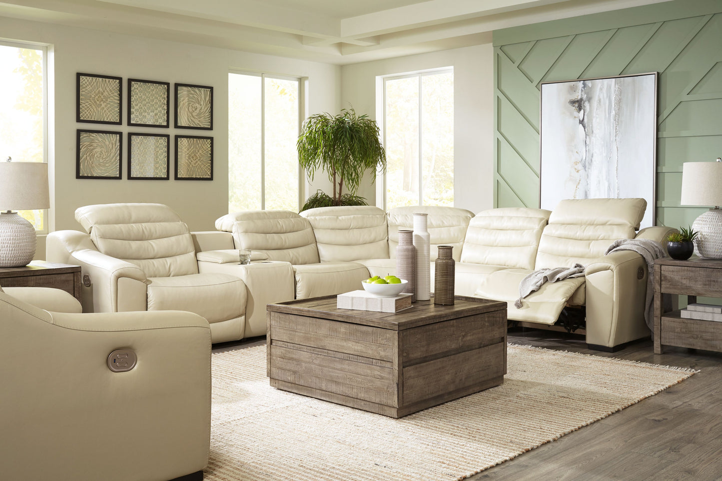 Center Line - Power Recliner Sectional