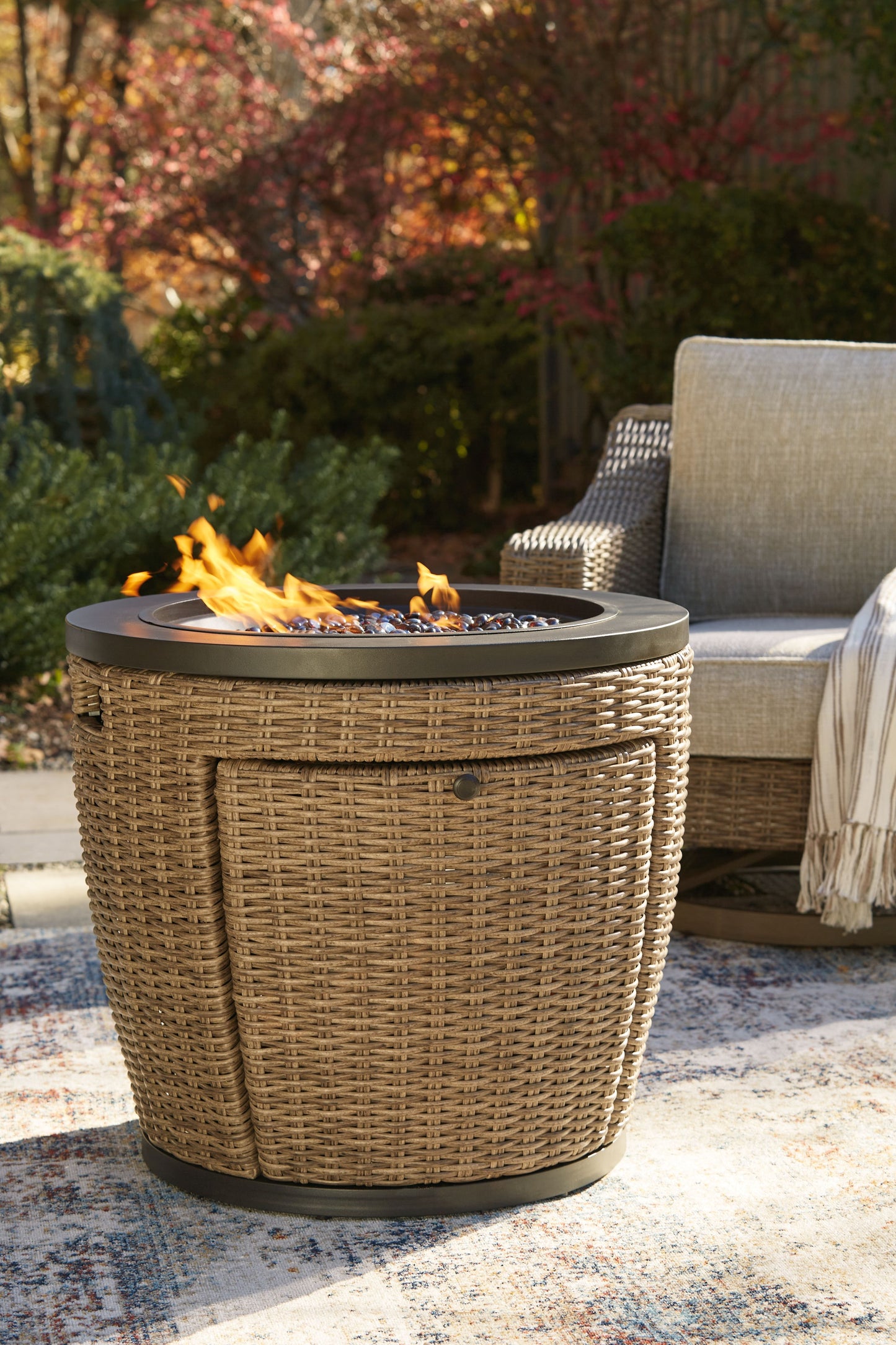 Malayah - Brown - Fire Pit