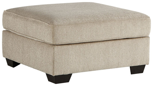 Decelle - Putty - Oversized Accent Ottoman