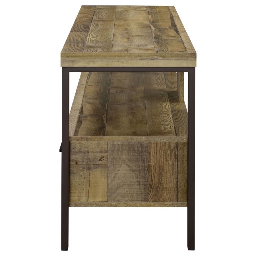 Ruston - 3-drawer Weathered Pine TV Console