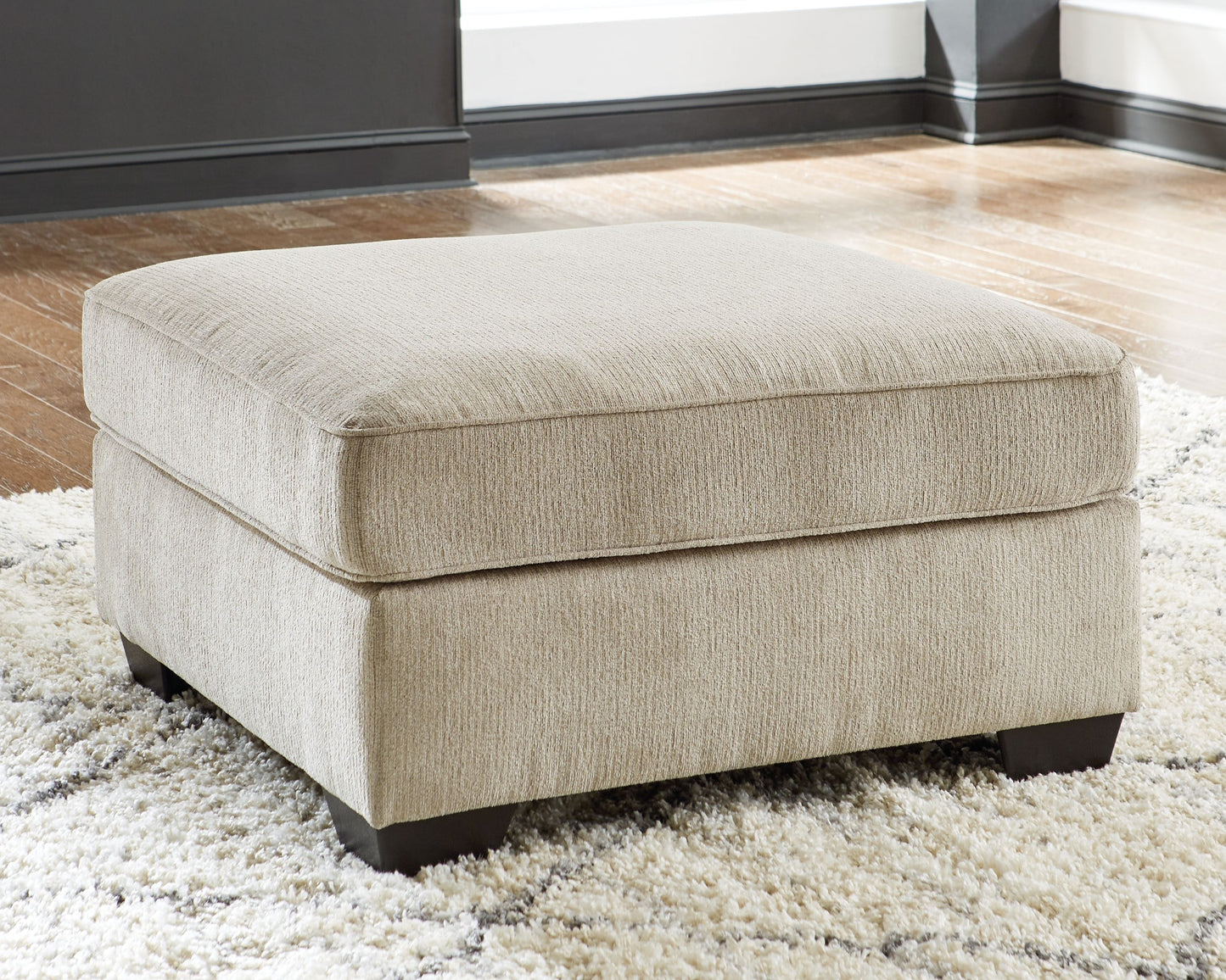 Decelle - Putty - Oversized Accent Ottoman